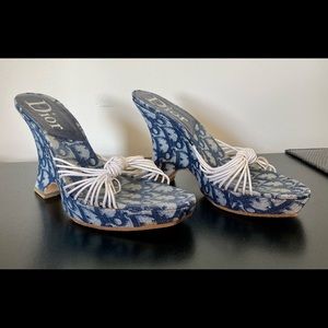 Vintage Dior Diorissimo Wedges
